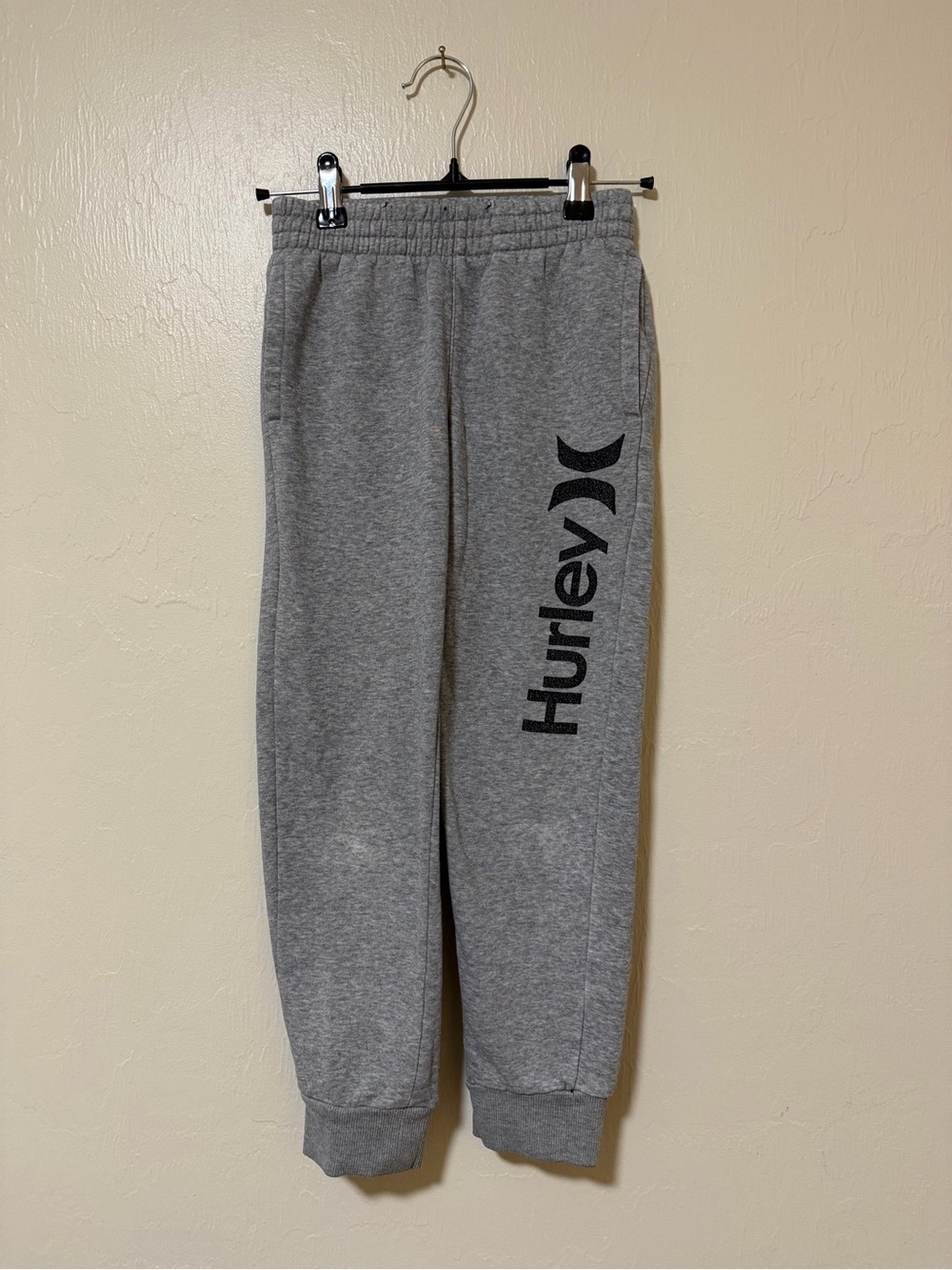 Hurley Gray Logo Joggers for Kids